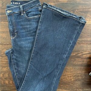 American Eagle Outfitters Dark Blue Flare Jeans